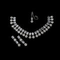 Classic White Bridal Necklace Set – Elegant Kundan Jewelry with Earrings & Tikka