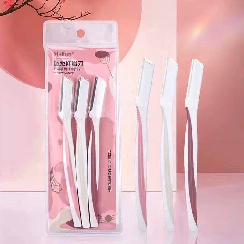 Malian Eyebrow & Facial Razor, 3 Pieces