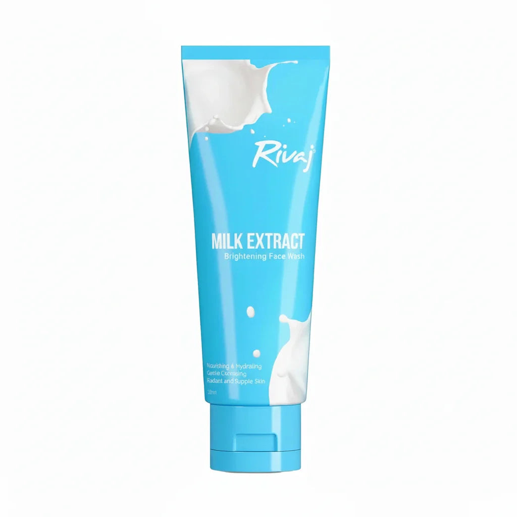 Rivaj UK - Milk Extract Whitening Face Wash – Brightening & Moisturizing Cleanser
