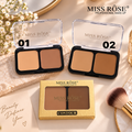 MISS RÔSE Professional Contour Powder – Dual Shade Face Sculpting Palette