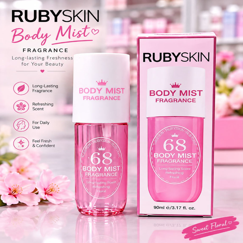RUBYSKIN Body Mist – Elegant Floral Fragrance 90ml