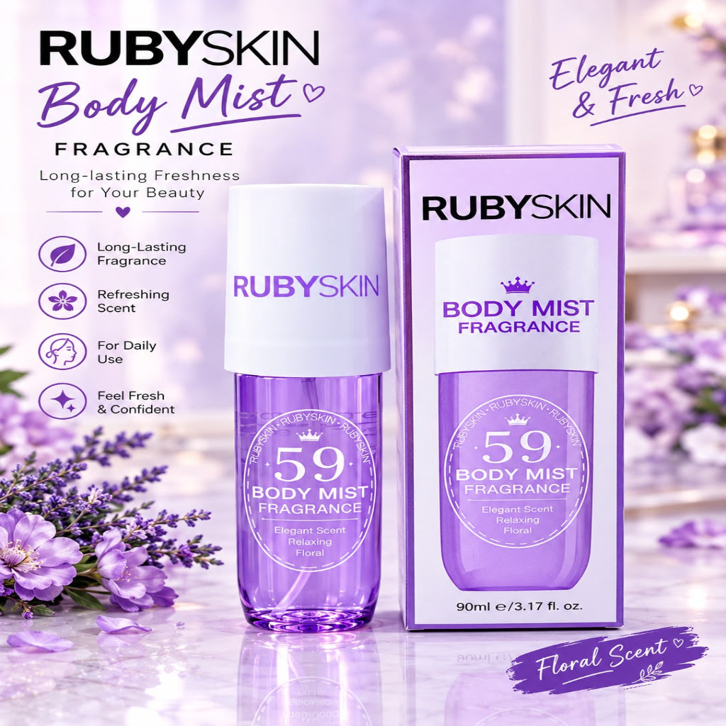 RUBYSKIN Body Mist – Elegant Floral Fragrance 90ml