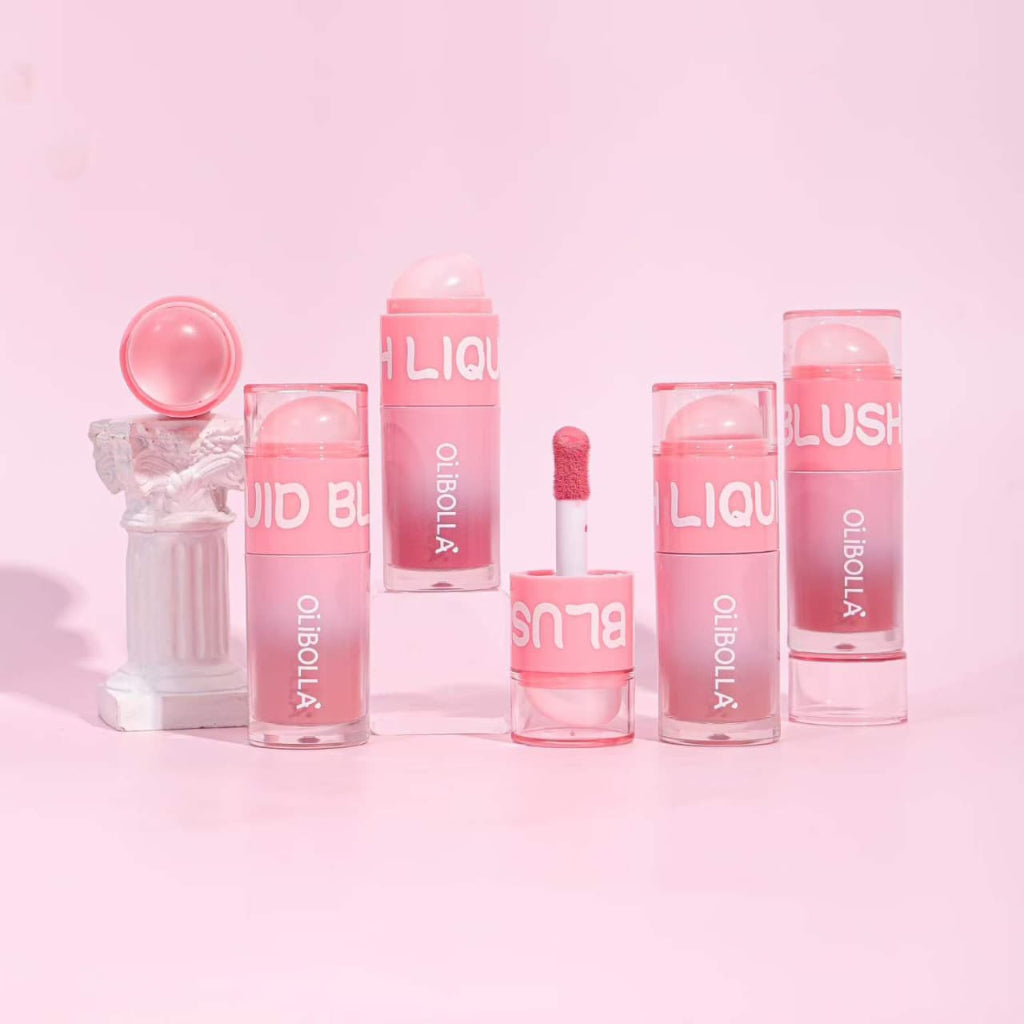 OliBolla Dewy Blush – Liquid Cheek Tint for a Fresh & Radiant Look