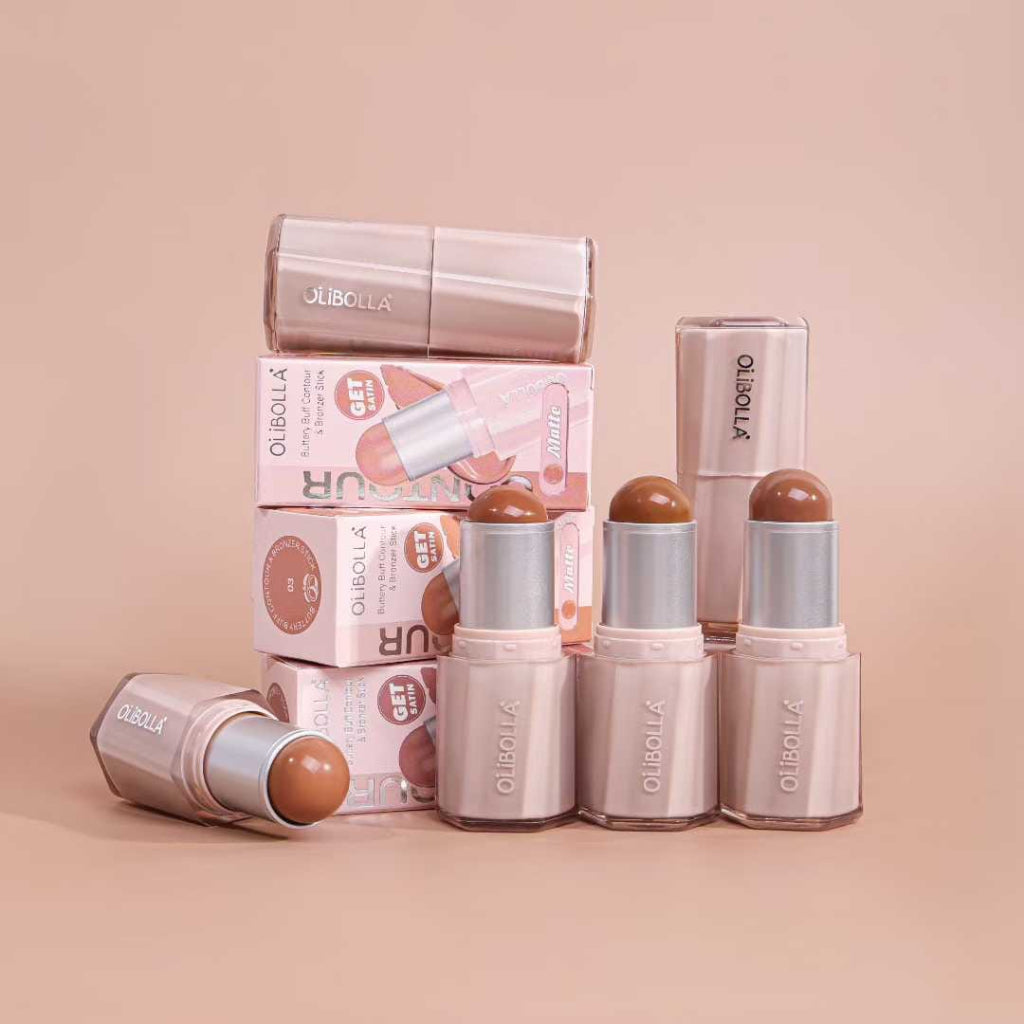 OLIBOLLA Buttery Buff Contour & Bronzer Stick – Creamy Face Sculpting