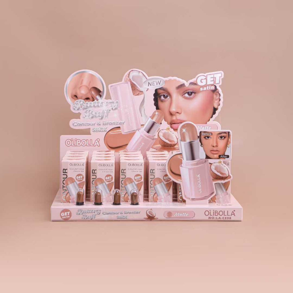 OLIBOLLA Buttery Buff Contour & Bronzer Stick – Creamy Face Sculpting