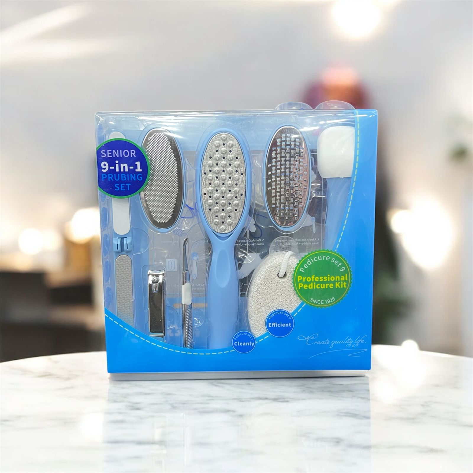 Professional Pedicure Kit 9 In 1