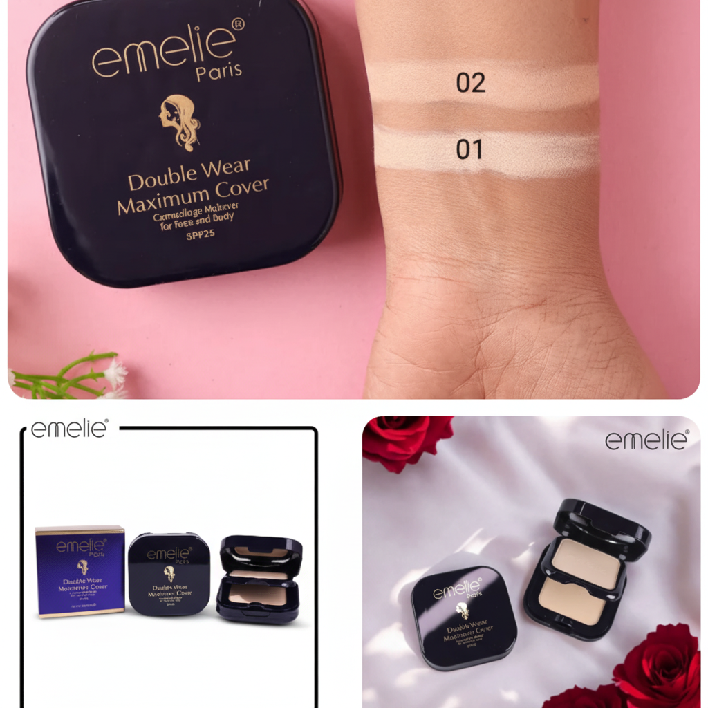 Emelie Paris Double Wear Maximum Cover Camouflage Make-up