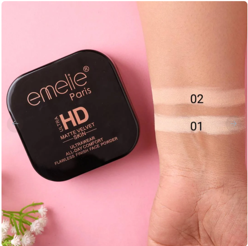 Emelie Paris Face Powder Ultra hd Matte Valvet Skin