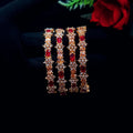 Red & Gold Stone-Studded Bangles – Elegant Party & Bridal Wear Set