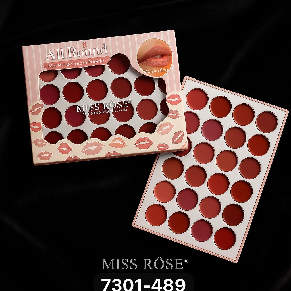 Miss Rose Matte Lip Cream Palette