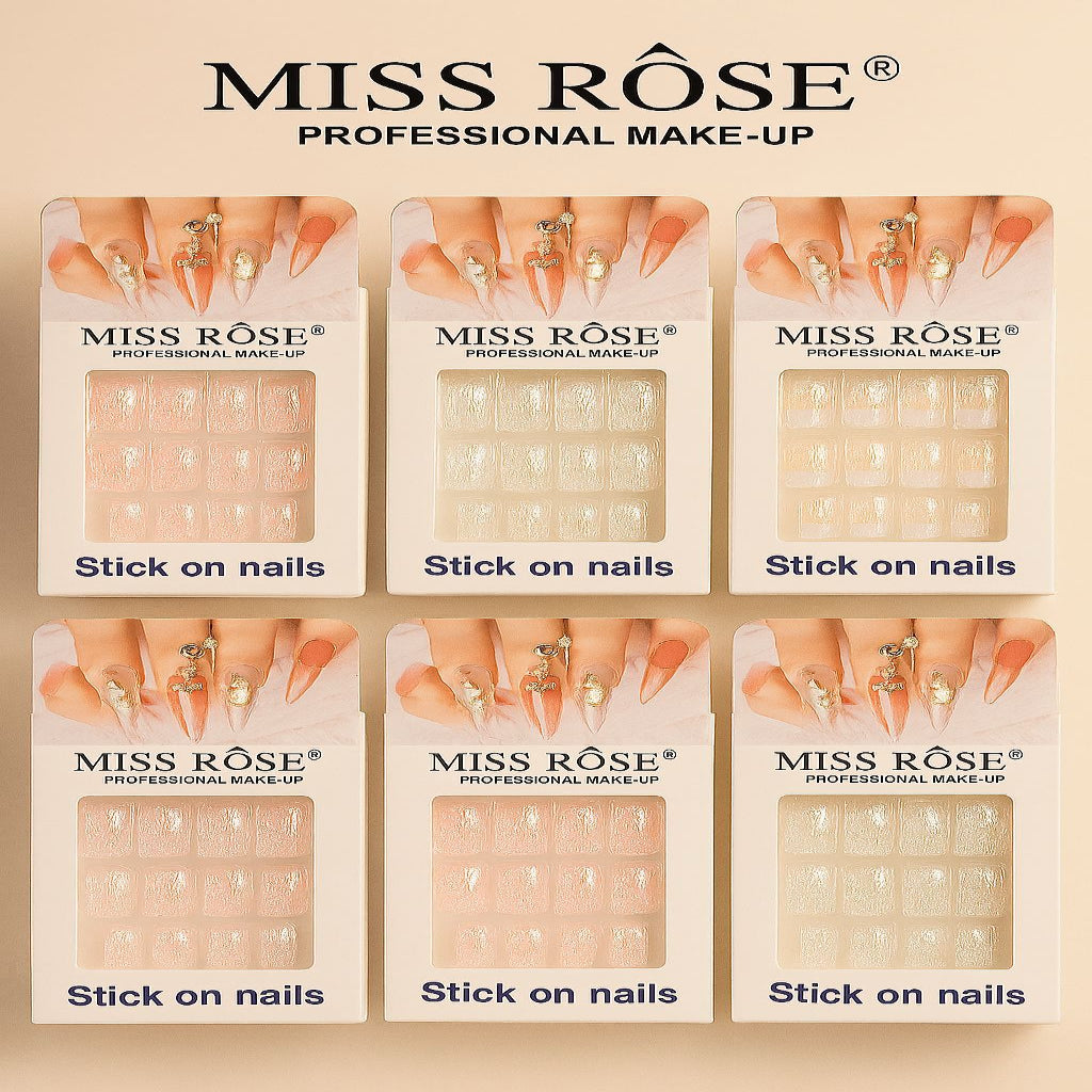 Miss Rose Stick On Nails